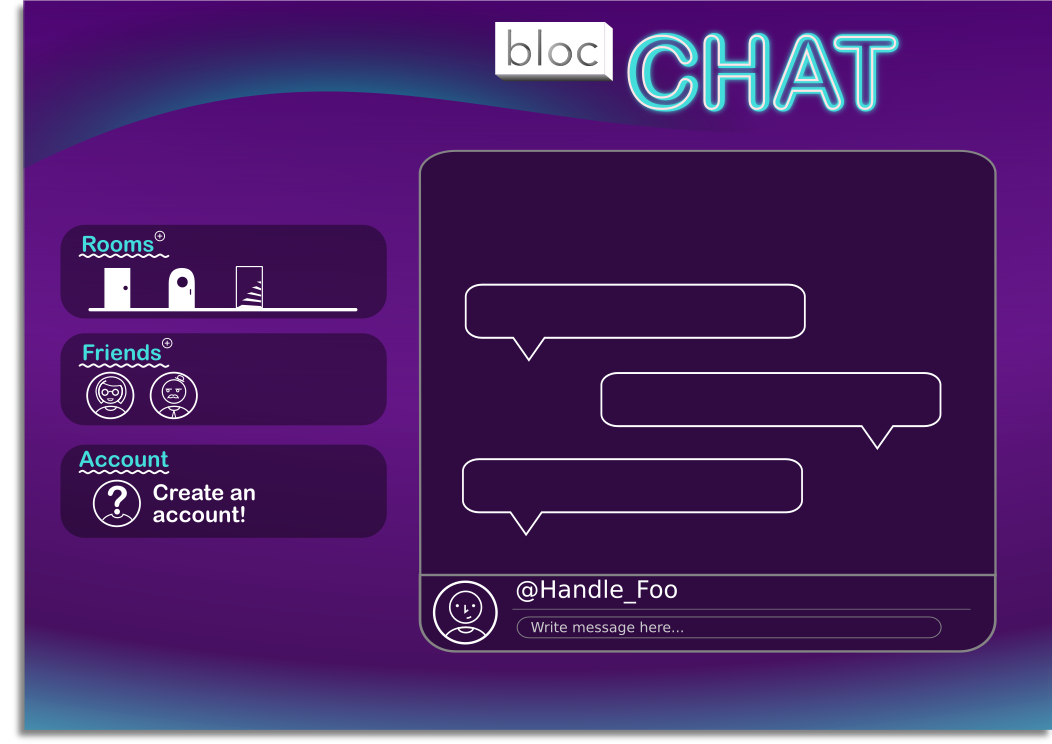 blocChat concept image